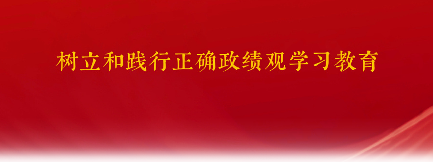 树立和践行正确政绩观学习教育